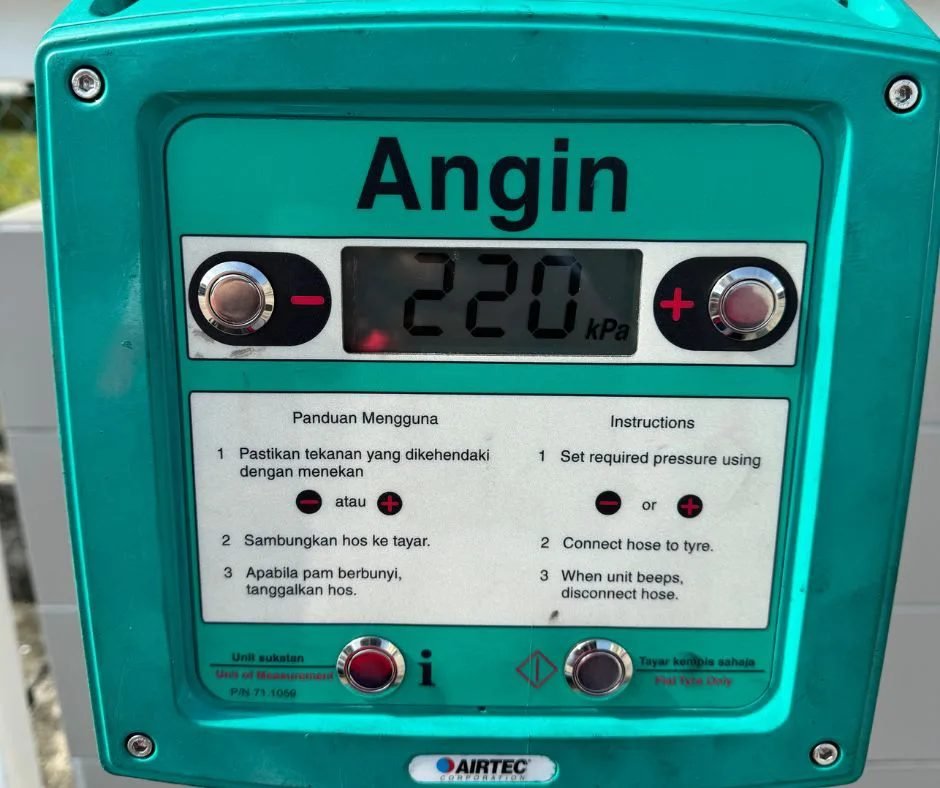 Cara Pam Angin Tayar Motor