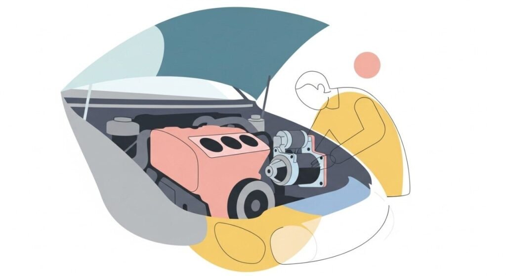 Tanda Starter Kereta Rosak