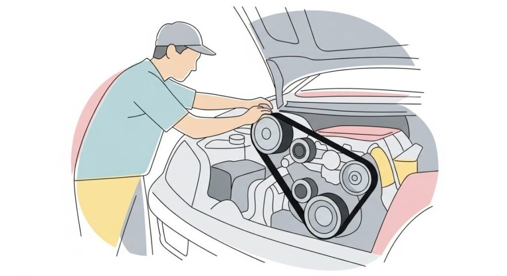 Tanda Timing Belt Kereta Rosak
