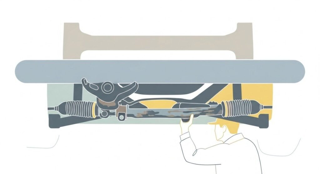 Punca Steering Rack Rosak