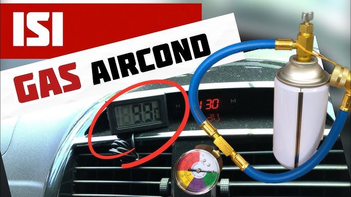 Cara Topup Gas Aircond Kereta